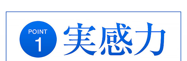 POINT1 実感力